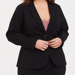 Torrid black 2 button blazer